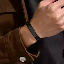 Stylish Waterproof Mens Bracelets,Free Engrave Carbon Fiber ID Tag Wristband,Trendy Jewelry Gifts to Dad Husband