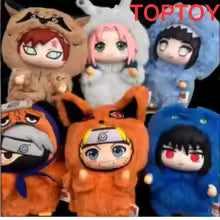New Blind Box EAKI Naruto Shippuden Party Series Stuffed Plush Handmade Ornament Toy Collection Gift