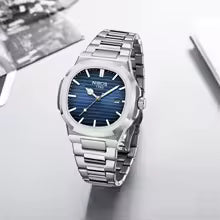 NIBOSI Luxury Men's Watches Waterproof Luminous Date Watches Sports Square Men Watch Casual Man Wristwatch Quartz Male Clocks