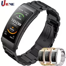 16MM Stainless Steel Watch Band for HUAWEI TalkBand B6 B3 Talk Band B6 Strap Watchband Metal Bracelet Wristband with Tool
